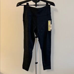 Nicole Miller Sport Black Leggings